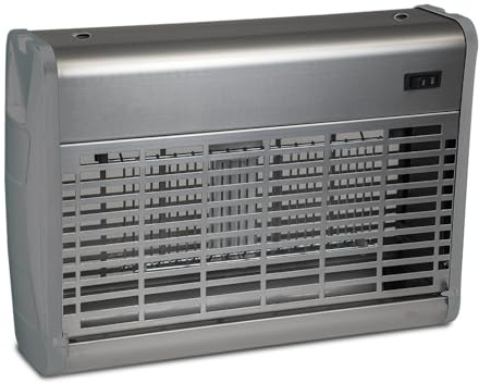 Elektrischer Fliegengitter, Edelstahl, 50 m², 50 LED (ersetzt 485844), 380 x 105 x 260 mm