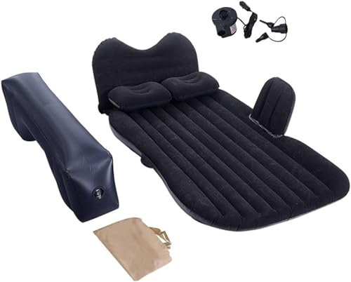 GuyAna Auto Luftmatratze Aufblasbare Auto-Matratze, Auto-Bett Für Rücksitz, Auto-Luftmatratze Mit Automatischer Luftpumpe, Tragbare Camping-Matratze, Isomatte (Color : 3)
