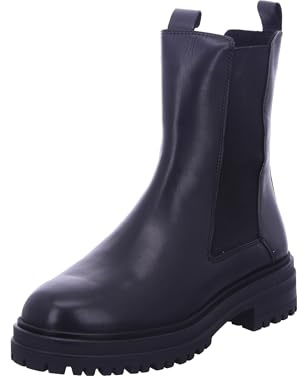 MARCO TOZZI Damen Chelsea Boots aus Leder mit Plateau