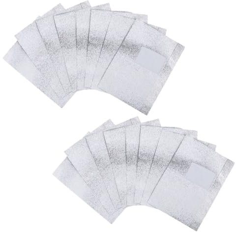 Healeved 100pcs Gel Nail Remover Tin Foil Cotton Pads Manicure Nail Foil Kit for Gel Polish and Cleaning Suitable for Salon and Home Use