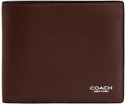 COACH Herren 3-in-1 Geldbörse Billfold, Ahorn, Einheitsgröße