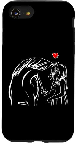 Pferde Mädchen Liebe Reiterin Pferd Liebhaberin Hülle für iPhone SE (2020) / 7 / 8