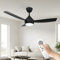 Orthland Ventilador de Techo 106 cm con Luz LED Regulable y Mando a Distancia, Fácil Instalación, Motor DC Silencioso, 6 Velocidades, Función Reversible, Diseño Moderno para Dormitorio, Salón y Cocina