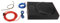 XTevu Subwoofer de Asiento 10 Pulgadas, Altavoz de Bajos con Bluetooth para Vehículo DC 12V, Subwoofer Activo