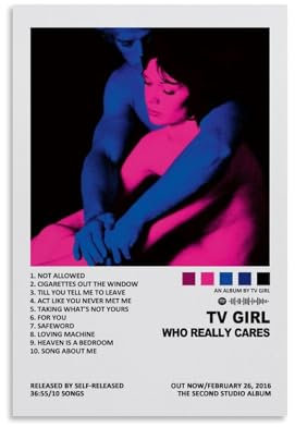 Maqiae Tv Poster Girl Music Album Band Vintage Retro Cover Für Zimmer, Ästhetische Leinwand-Wandkunst, Schlafzimmer-Dekor Poster 12x18inch(30x45cm)