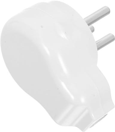 POPETPOP Enchufe Cableado Israelí Macho Hembra Pines Blanco para Oficina Hogar Industria con Conector de Alimentación Estándar