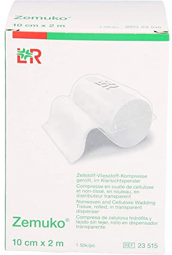 Zemuko Vliesstoff-Kompresse Gerollt 10 cmx2 m, 1 St