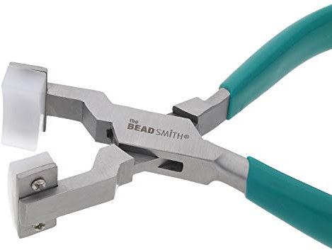 Pinze a becco a catena in nylon, strumenti delicati per artigianato, forniture per la creazione di gioielli