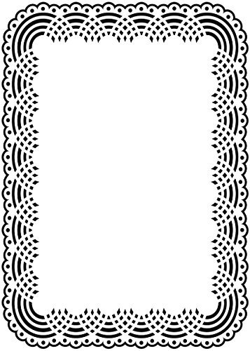 Darice 1218-99 Prägeschablone, Tischdecke, Plastik, transparent, 12,7 x 17,8 x 0,4 cm