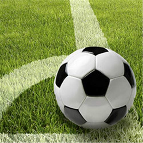 PAPSTAR 81710 Tischdecke, Papier 120 cm x 180 cm, Fussball, lackiert, 1 Stück