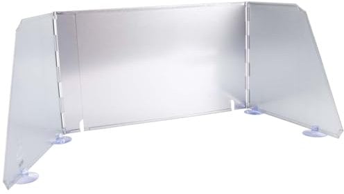 Bo-Camp - Paravent rëchaud - Universel - Réglable - Acier, Argent