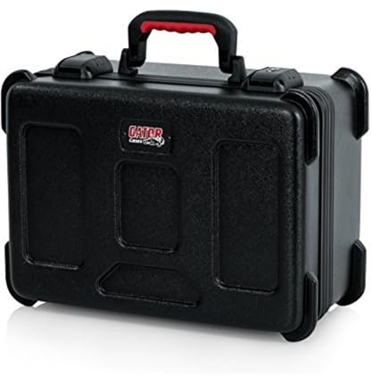 Gator Cases Molded Flight Case to Hold Up to (30) Wired Microphones with TSA Approved Locking Latch, (GTSA-MIC30)