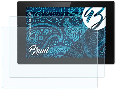 Bruni Schutzfolie kompatibel mit Sony Xperia Tablet Z2 Folie, glasklare Displayschutzfolie (2X)