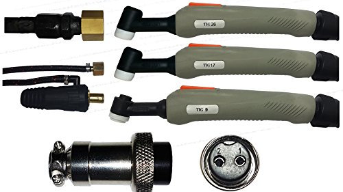 SR-17F WIG Schlauchpaket mit Flexiblem Brennerhals 4 Meter lang & 9mm Dornpassend zu Berlan, HST, Stamos LCD Vison uvm.