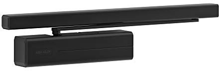 Tesa Assa Abloy DC500-D9005 Chiudiporta con Guida Scorrevole, Nero, DC500