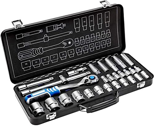 Högert Technik - Boite à Outils, Outils Bricolage, Mallette à Outils, Trousse a Outils, Coffret a Outils, Caisse a Outil, Set Outils, Kit Outils, Lot Outils - 29 Pièces