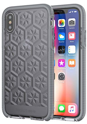 tech21 Evo Gem Protective Phone Case for Apple iPhone X and XS - Space Grey