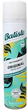 Batiste Original Dry Shampoo, 6.76 OZ / 200ml , Powder, Oily Hair, Oil Control, Citrusy Scent