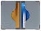 Color Pop® Etui 2 Cartes bancaires blindé (Anti-RFID) - Fabrication française - Protection des données bancaires (Argent - PVC Silver) - 9,7 x 6,5 x 0,5 cm