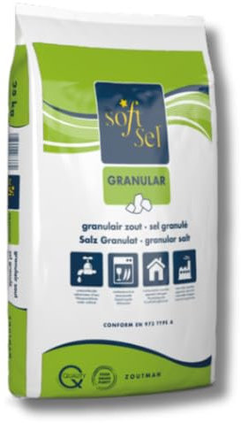 SOFT-SEL 25Kg Granular Dishwasher Salt | Suitable for Dishwashers & Water Softeners