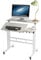 soges Mesa de pie Ajustable Escritorio de computadora Estación de Trabajo móvil Escritorio Sit-Stand Escritorio de pie