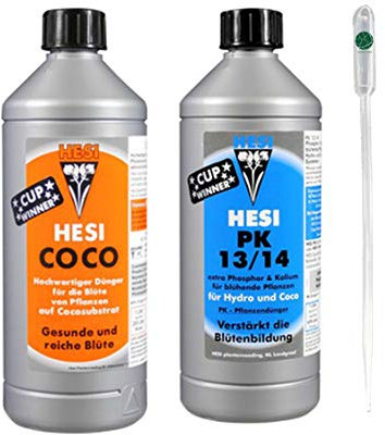 Hesi Starter Set Coco + PK 13 14 2 x 1 Liter Dünger für Coco-Substrat PK-13/14 Kit Set Box Start