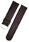 Uhrenarmband echtes Leder XXL Braun mit brauner Naht 22mm