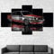 5 Stück Drucke Auf Leinwand Gedruckt Malerei Wohnzimmer Wand Kunst Leinwand V8 Quattro 1990 Rennwagen Poster Bild XXL Wohnzimmer Wohnkultur Kreatives Geschenk (Gerahmt)