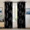 Deconovo Blickdicht Gardinen mit Ösen, Wärmeisoliert Vorhänge, Verdunkelungsvorhänge für Wohnzimmer, 214x132 cm(HöhexBreite), Schwarz, 2er Set