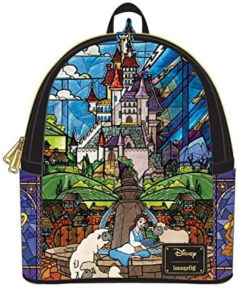 Loungefly Disney Princess Castle Series Belle Mini-Rucksack