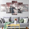 Toaueng Poster & Kunstdrucke 5 Stück Leinwandninja Wolf Sekiro Shadows Die Twice Game 150×80Cm Mit Rahmen 5 Leinwand Kunst Wandkunst Fünf Teile Tafelmalerei Wandbild Hd Poster Modernes Modulares Bild