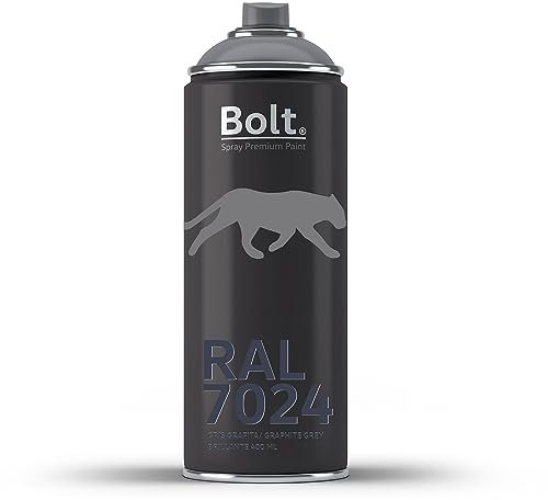 Bolt Spray Premium Paint - SPRAY BOLT PREMIUM ACRILICO BRILLANTE RAL 400 ML - RAL 7024 Gris grafita