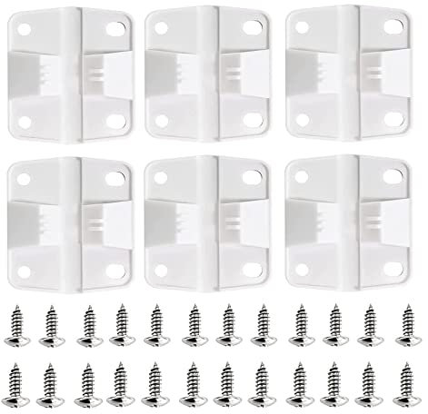 Replacement Coleman Coolers Plastic Hinges kit for Cooler Hinges 5253 6262 6270 (6 Pack)
