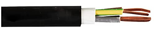 PRO ELEC PELB0479 4-Core NYY-J Power Cable, Black, 1.50mm, 50m