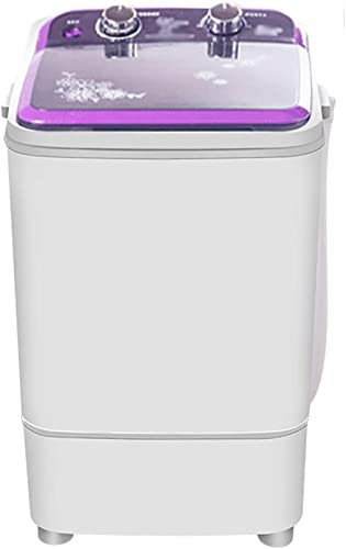Mommax Petite Machine à Laver Semi-Automatique à Baril Unique, capacité de 7 kg avec Fonction de minuterie, Conception compacte Portable pour Chambre, Balcon, Salle de Bain et Autres espaces,A