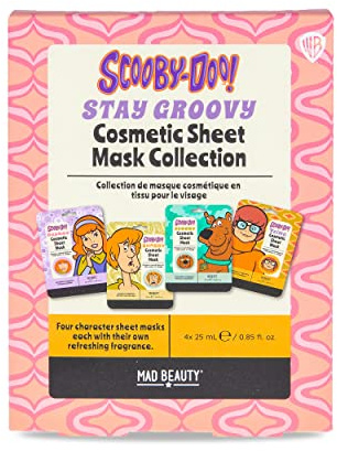'MAD Beauty Scooby-Doo 4er Set Gesichtsmasken
