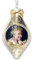 Königin Elizabeth II mit Corgi-Weihnachtsschmuck, 2022, niedliches Cartoon-Muster, hängendes Ornament, Andenken, für Königin-Fans, Geschenke, Weihnachtsbaumschmuck (C)