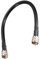Rebower RG213 Cavi Coassiali UHF (PL259) Maschio a UHF (PL259) Maschio, [per Antenna Radio Ricetrasmettitore] - 1Piede/ 50 Ohm/Nero/ 1pz