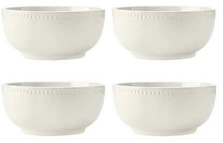 MIKASA Cranborne 4pc Stoneware Cereal Bowl Set, 15cm, Gift Boxed