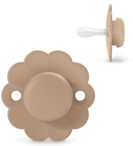 Suavinex, Schnuller für Babys 0/6 Monate, Runder Schnuller mit physiologischem Silikonsauger SX Pro, Symmetrisch, Superweich und Flexibel, respektiert die orale Entwicklung, Neugeborene, Wonder Cork