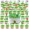 35Pcs Golf Cupcake Toppers Set - Includes Trophy, Lawn, Golf Shoes, Bag, Ball, Carts，Perfect for Sports Themed Parties, Baby Showers, and Birthday Decorations
