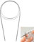 4mm Circular Knitting Needles,1 Pcs Knitting Needles 4mm,120cm Shortknitting Cable Needles,Steel Circular Needles for Knitting Blanket Knitting Large Projects Gloves Scarves