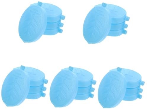 Yardwe 20 Pcs Packs Air Conditioning Fan Ice Crystal Box Reusable Ice Packs Ice Packs for Coolers Air Conditioner Fan Ice Packs Ice Blocks for Air Conditioner Fan Ice Pop Bags Ice Bag Pe