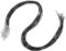 sourcing map 10pcs 24 Inch Waxed Necklace Cord, Bulk Necklace String with Clasp 2mm Waxed Leather Cord Rope for Jewelry Making DIY Bracelet Pendant,Black