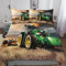 AAPZY Traktor 3D Bettgarnitur 2teilig Set - Bettbezug Erwachsene Teenager Kinder Mikrofaser Bettwäsche-Sets 3tlg Mit Kissenbezug, Bügelfrei Und Weich Bettbezüge Single (135x200cm)