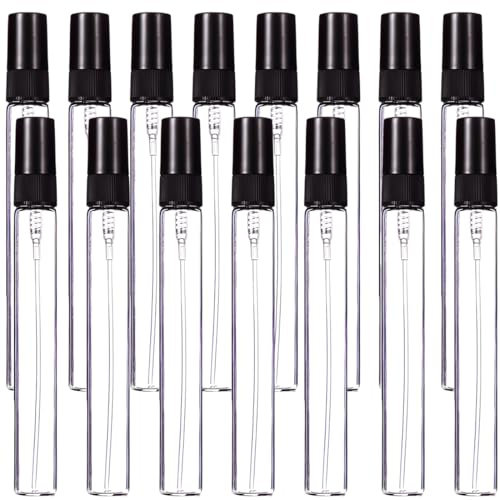 Lot de 15 Pièces Vaporisateurs de Parfum,10ml Flacon Spray Vide, Flacon Pulvérisateur Vide en Transparent,Flacon Parfum Vide,Vaporisateur Vide, pour Lotion, Parfum, Shampoing etc
