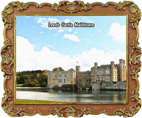 Leeds Castle Maidstone UK Travel Souvenir Fridge Magnet City Attractions Refrigerator Magnet