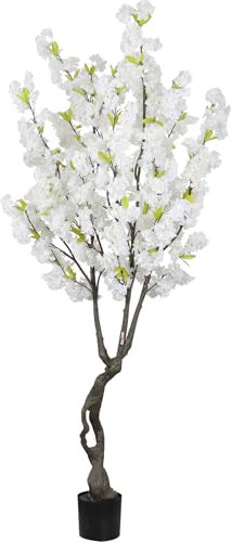 Celestdeco Alberi di ciliegio artificiali alti 2,1 m, fiori realistici in finta seta, per casa, ufficio, interni ed esterni, feste, matrimoni, decorazioni natalizie