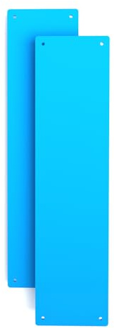 Door Finger Plate (2, Light Blue)