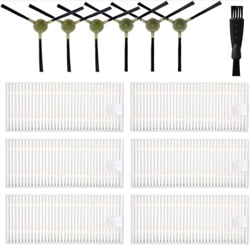 StarRing Kit di filtri Hepa con spazzole laterali di ricambio per aspirapolvere OKP Life K2, K3, K4, K5 e per robot aspirapolvere Lefant M210, M210s, M210b, M213, 13 pezzi